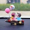 New Cute Couples Car Ornaments Tree Branch Figure Figurines Decorations Automotive Interior Dashboard Decor Accessories