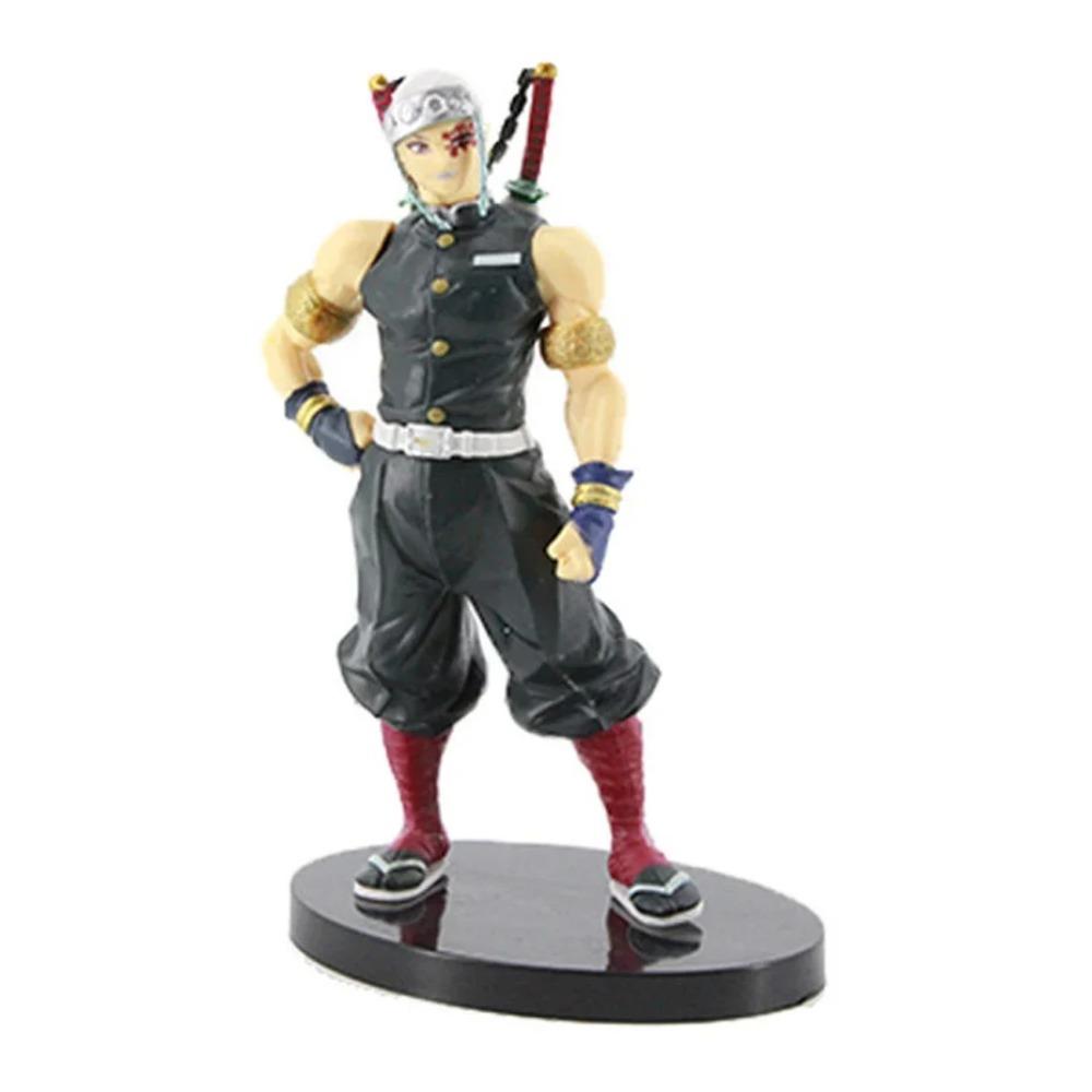 Anime Demon Slayer Figure Kamado Tanjirou Nezuko Action Figures PVC Model Toys Zenitsu Figurine Inosuke Kimetsu No Yaiba Figura