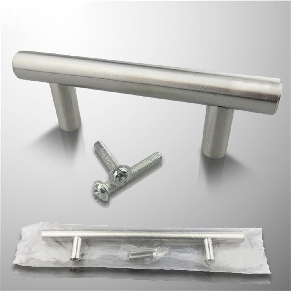 Stainless Steel Cabinet Bar Handle Furniture Drawer Pulls Cupboard Knobs