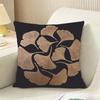 Ginkgo Leaves Printed Cushion Cover Reversible Plush Pillow Cover For Car Sofa Bedroom Decorative Gift Pillowcase