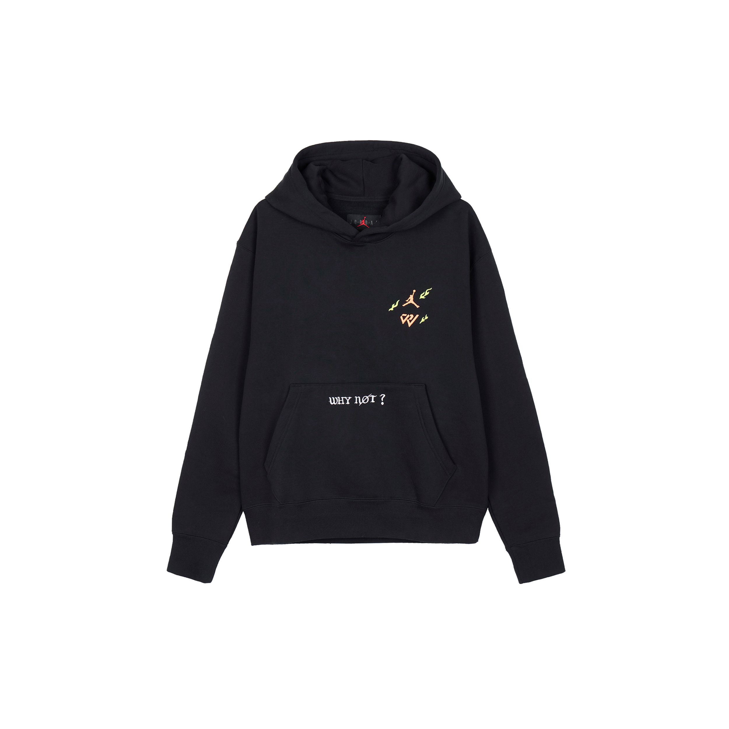 

Джордан, почему бы и нет Повседневная спортивная флисовая толстовка с капюшоном для мужчин, черная DD3320-010 L