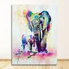 Art Prints Pop Wall Posters For Kids Room Watercolor Animals Canvas Paintings Elephant And Deer Abstract Graffiti