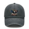 [Patriotic Baseball Cap] 250Th Anniversary AMERICA Eagle Print Polyester Adjustable Vintage Style Baseball Hat For July 4Th Independence Day Memorial