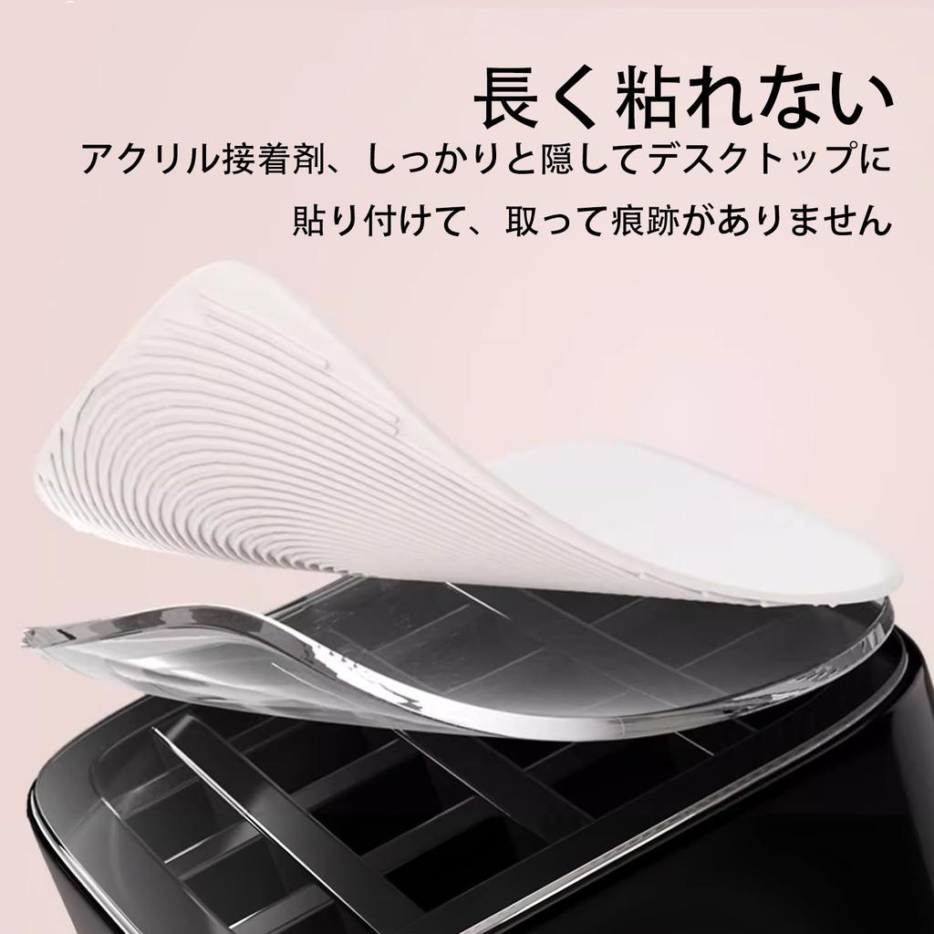 ALLVD Kabelhalter [6er-Pack] Saugkabelklemmen, Einfache Einhandbedienung, Starke Haftung, Desktop-Kabelhalter, Sichert Kabel, Organisiert Kabel