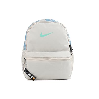 Stoff Kleiner Rucksack, Rucksack Normal Damen Grau Weiß BA5559-104