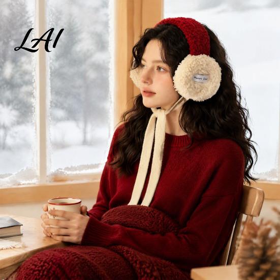 Cold Weather Outdoor Ear Covers Women Headband Earmuffs Winter Warm Plush Muffs Fleece Lightweight Muffs for Commuting Warmers Weather Cycling