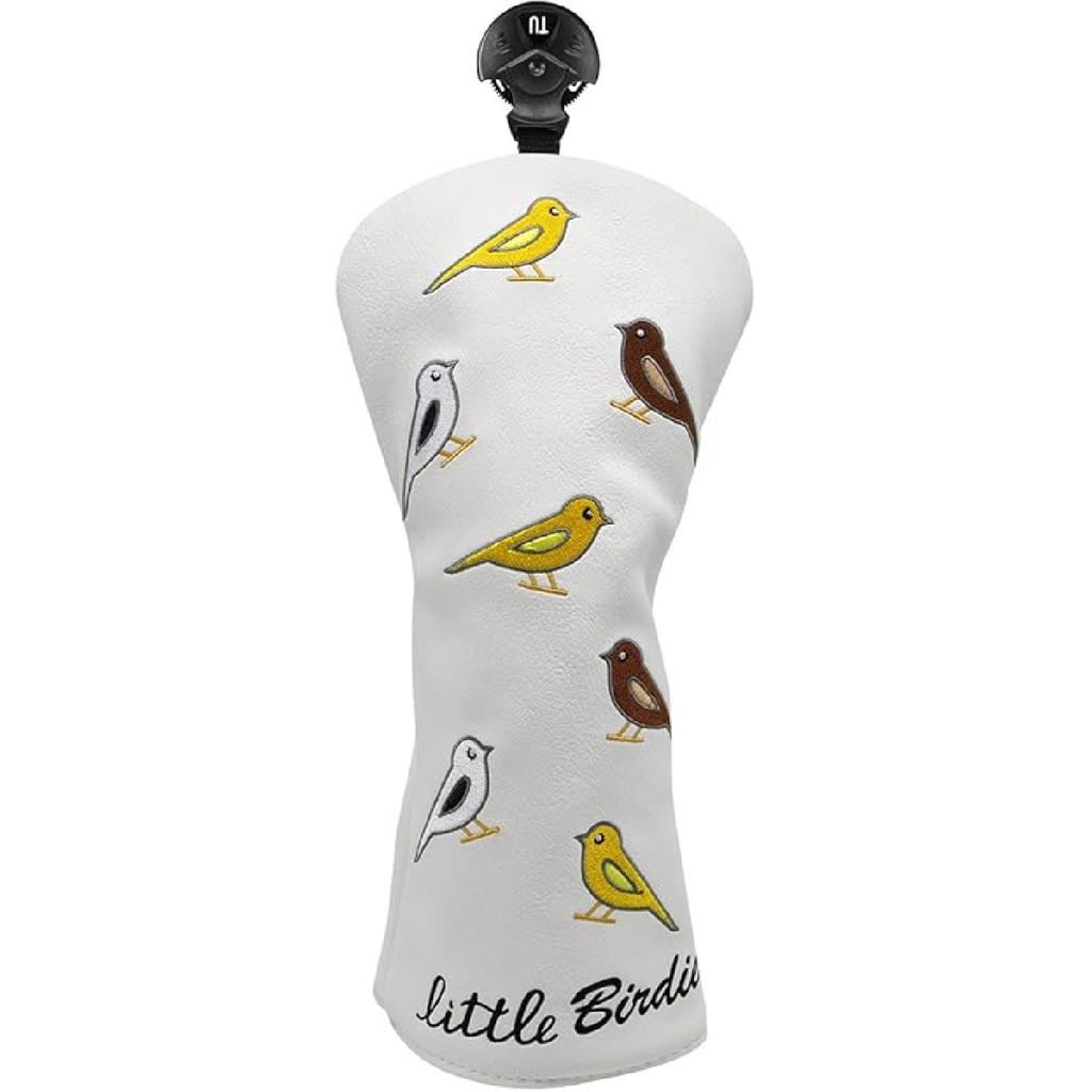 Golf Club Headcover Golf Birdie Birds Driver Fairway Wood Hybrid Wood Head Cover Golf Mallet Blade Putter Cover 3pcs 1pc for Golf Wood Club Head,