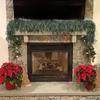 Cedar Garland Realistic Real Touch Winter Pine Garland for Mantle Holiday Atmosphere Props Party Supplies Mantle Fireplace Wall