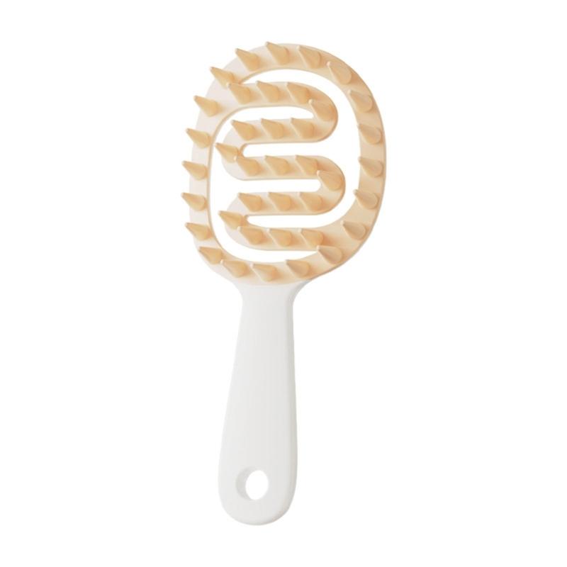 

Detangling Hair Brush Hair Shampoo Brush Massage Comb Practical Hair Comb Scalp Massager Shampoo Brush for Long Hair белый