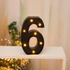 Cross-border Hot-Selling Black LED Letter Lamp for Proposal, Festival Decoration, and Ambiance Arrangement