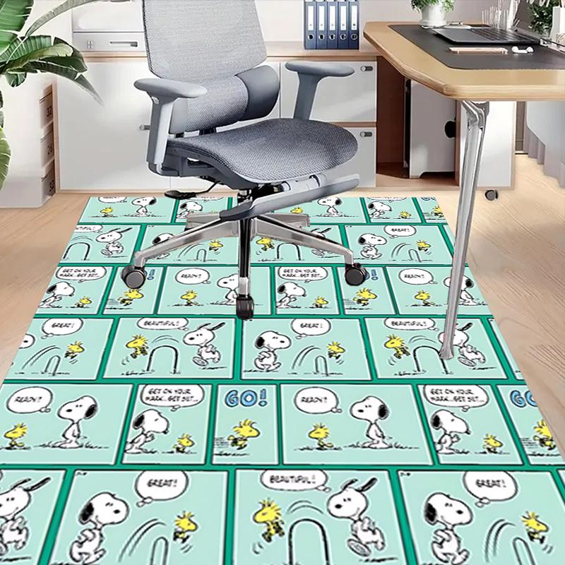 1pc Snoopys Comic Adventure Carpet for Playroom Bedroom Living Room Sofa Home Decor,kids Game Area Rug Non-slip Floor Mat Y7307