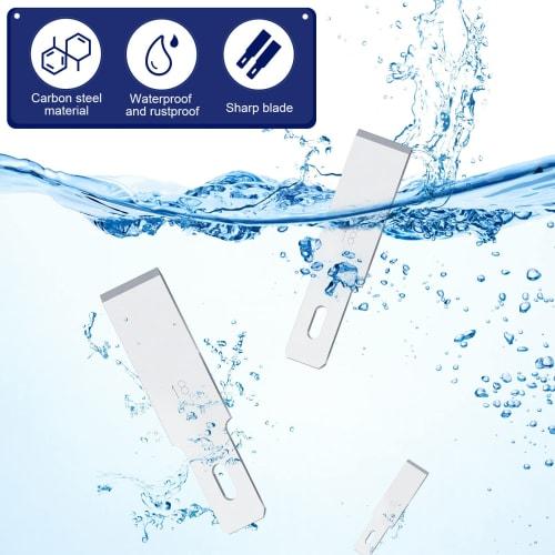 Hobby Knife Blades #18 Heavy Duty Wood Chisel Blades, 1/2 Inch Carbon Steel Knife Blades for Craft Knives, Carving, Shaving or Cutting Layers, 100 Pie