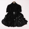 Pearl Chiffon Long Scarf With Rhinestone For African Women