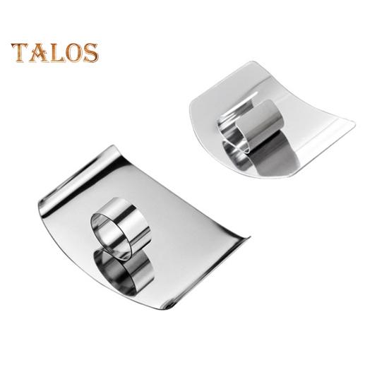 Cutting Finger Guard Heavy Duty Stainless Steel Dicing Chopping Vegetables Avoid Hurting Finger Guard Protector Safe Slicing Tool Kitchen Supplies