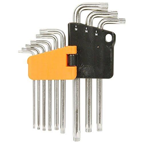 E-Value Hex Lobe Wrench Set, Tamper-Proof, 9-Piece Set, ELTW09SL