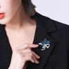 Women's Elegant Vintage Brooch Chic Floral Design for Parties and Special Occasions