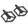 2PCS Bike Pedals Black Platform Pedals Anti Skid Effortless Cycling Bike Parts with Bearing for Mountain Road Bikes