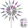 3D Rotating Iron Art Windmill - Creative Outdoor Garden Decor