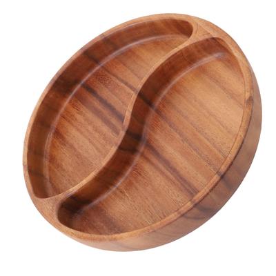 Nuts Storage Platter Tray Wooden Serving Tray Dessert Fruit Veggie Food Serve Plate for Party Family Dinner Holiday Home Warming