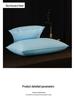 Luxury Goose Down Pillow with Cotton Cover for Neck Support