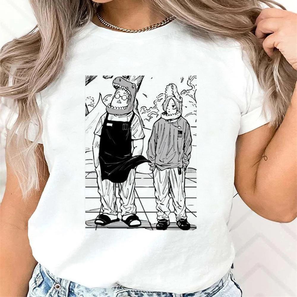 Sakamoto Days tshirt female Punk Trendy Vintage 80s Digital t shirt Pastel graphic korean clothes 2000s hip hop Vintage