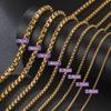 Cazador Punk Box Chain Necklaces for Men Women Stainless Steel Jewelry 2-7mm Width Chains Party Birthday Gift Wholesale 2026