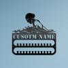 Unique 1 Piece Custom Iron Swimming Medal Hanger Wall Mounted Trophy Shelf Athletic Xmas Party Decor Hooks