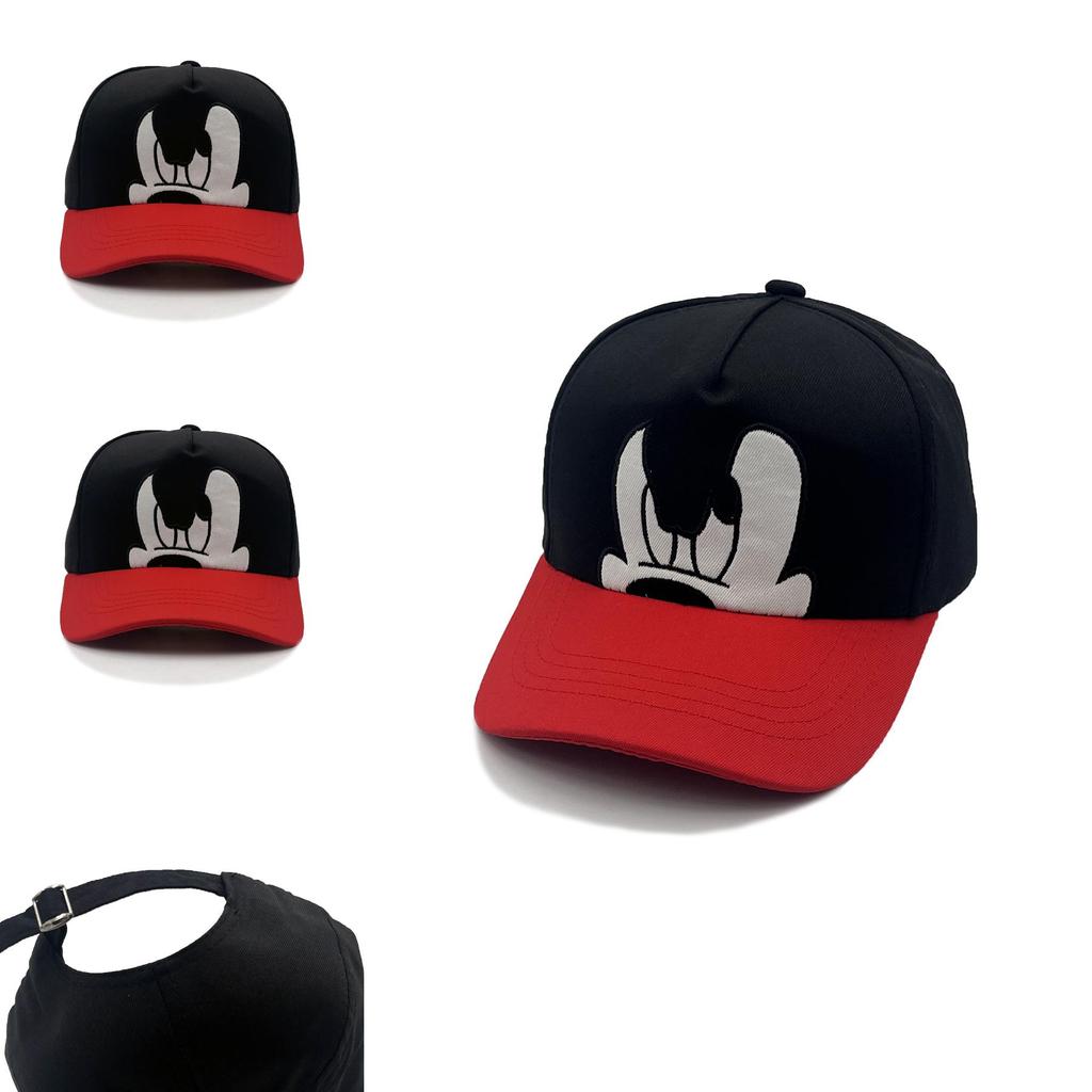 Mickey Mouse Cartoon Baseball Cap For Kids Sun Protection Breathable Cotton