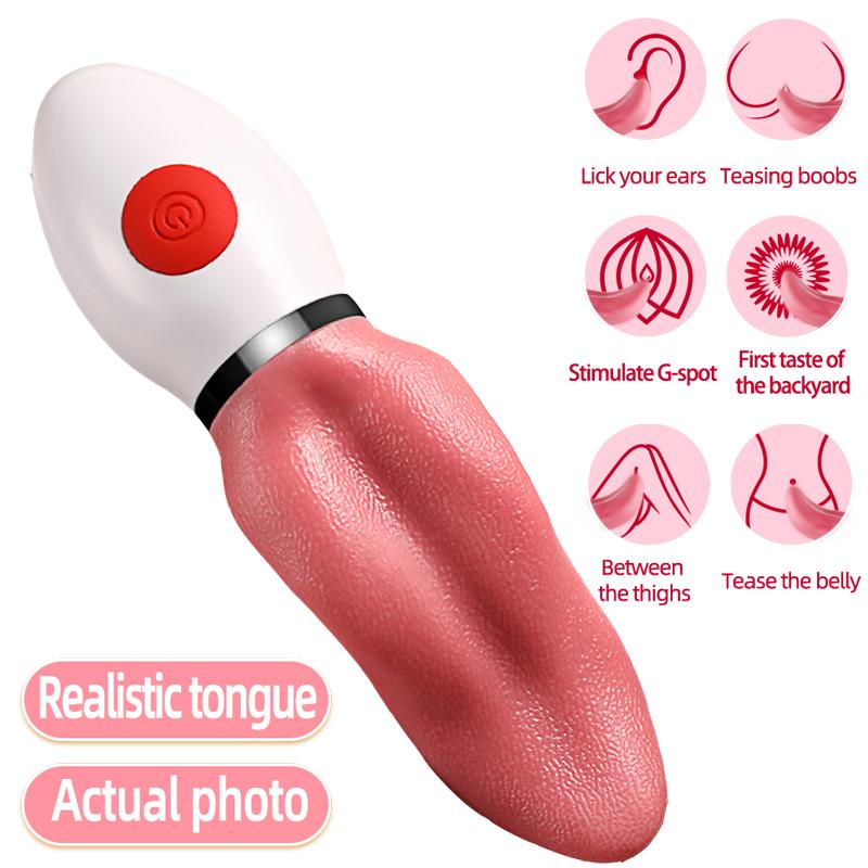 Lange Zunge Vibrator Für Frauen Klitoris Stimulator Zunge Lecken Vagina Masturbator G Spot Massager Sex Spielzeug Erwachsene Produkte