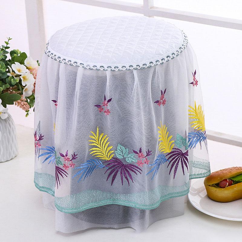 Pastoral Lace Embroidery Air Fryer Dust Cover Water Dispenser Electric Pressure Cooker Rice Cooker Dustproof Cover Kitchen Tools