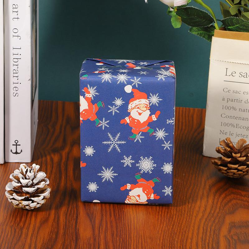 Christmas Wrapping Paper & Wall Decor Stickers - Cartoon-Themed Holiday Designs - Vibrant for Gift Boxing&Festive Home Decor.
