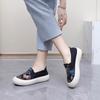 Spring and summer new women's little white shoes lazy shoes casual versatile breathable thick-soled fashion fisherman shoes