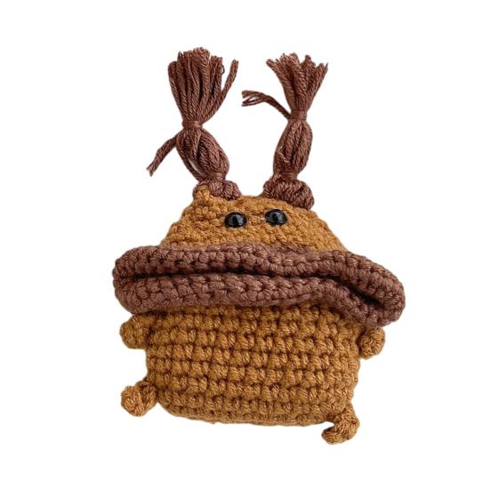 Crochet Cartoon Earbud Case for AirPods 1/2/3/4 for AirPods Pro 1/2/3 Bluetooth-compatible Wireless Earphone Charging Case Cover Headphone Protective