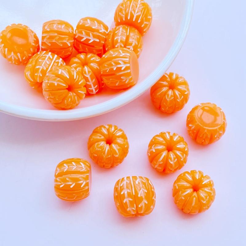 10Pcs Resin Lovely Mixed Artificial Orange Fruits Flatback Cabochon Scrapbook Kawaii DIY Embellishments Accessories D77