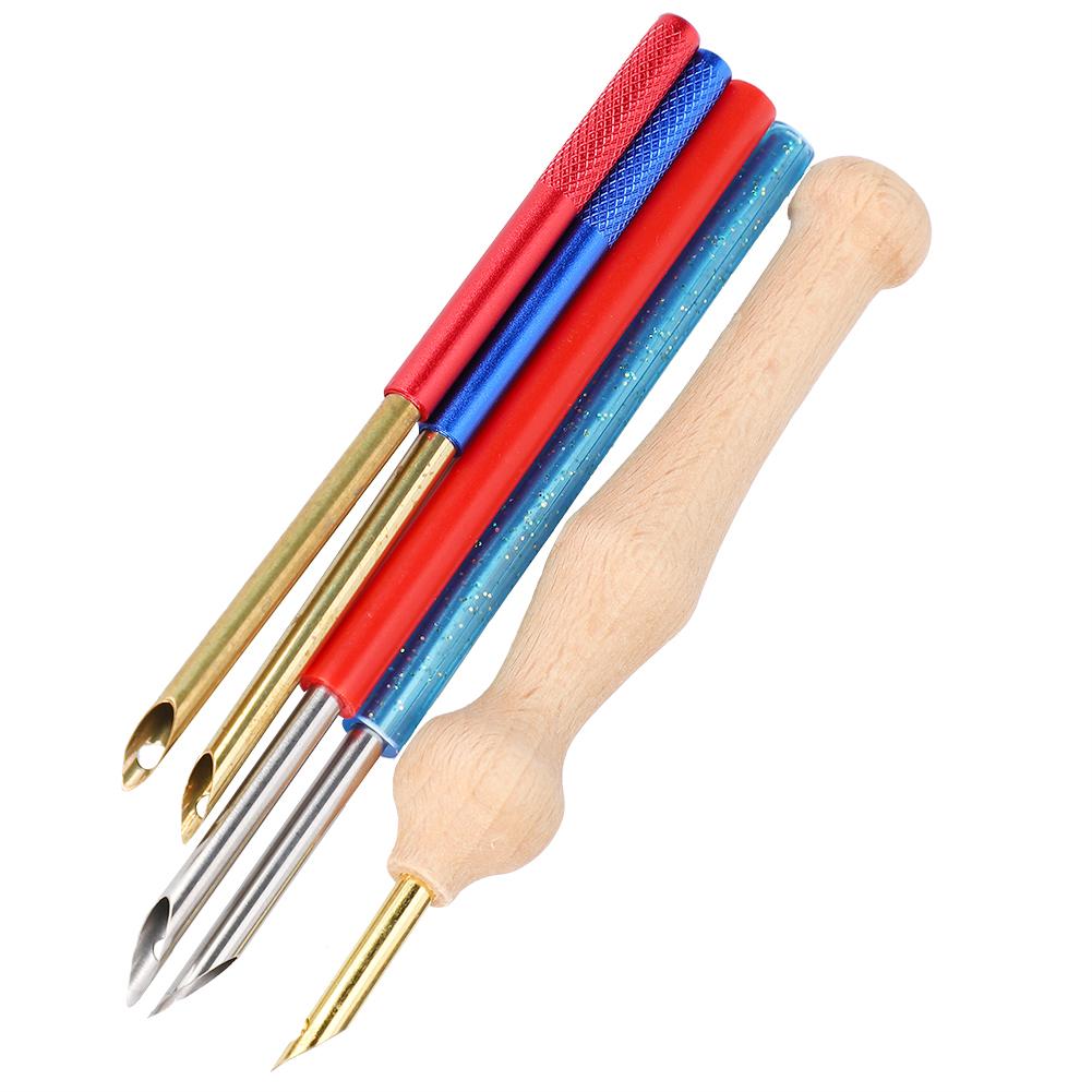 DIY Embroidery Pen Craft Knitting Stitching Tool Thread Punch Needle Sewing Accessory