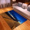 Beach Concept Landscape Living Room Carpet Bedroom Dining Room Floor Mat Pattern Size