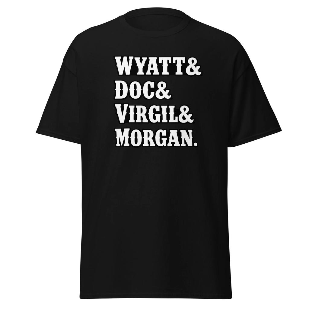 Wyatt And Doc And Virgil And Morgan - Wild West Tombstone Movie Shirt, Unisex