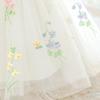 Girls Puff Sleeve Fairy Flower Princess Dress - Wedding & Formal Performance Wear