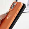 Love Heart Pattern TPU Phone Case For iPhone 17 16e 16 15 Pro Max 14 13 12 Pro Max 11 Air Soft Leather Texture Silicone Cover