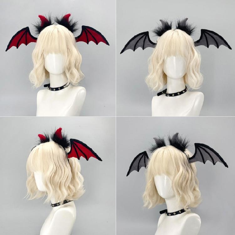 1Pc Devil Costume Accessories Devil Horn Headband Devil Tail for Halloween Masquerades Carnivals Birthday Party Cosplay