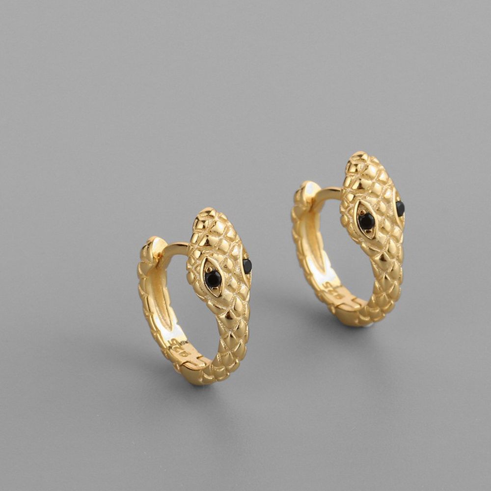 Shaped Gold Silver Hip Pop Hoop Earrings Korea Style Earrings Party Jewelry Women Men Ear Buckles