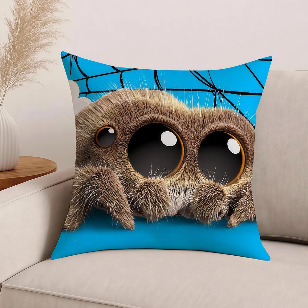 Cartoon L-Lucas Die S-Spinne Kissenbezug Büro Kissen Geeignet für Sofa Auto Schlafzimmer Dekorative Kissenhülle