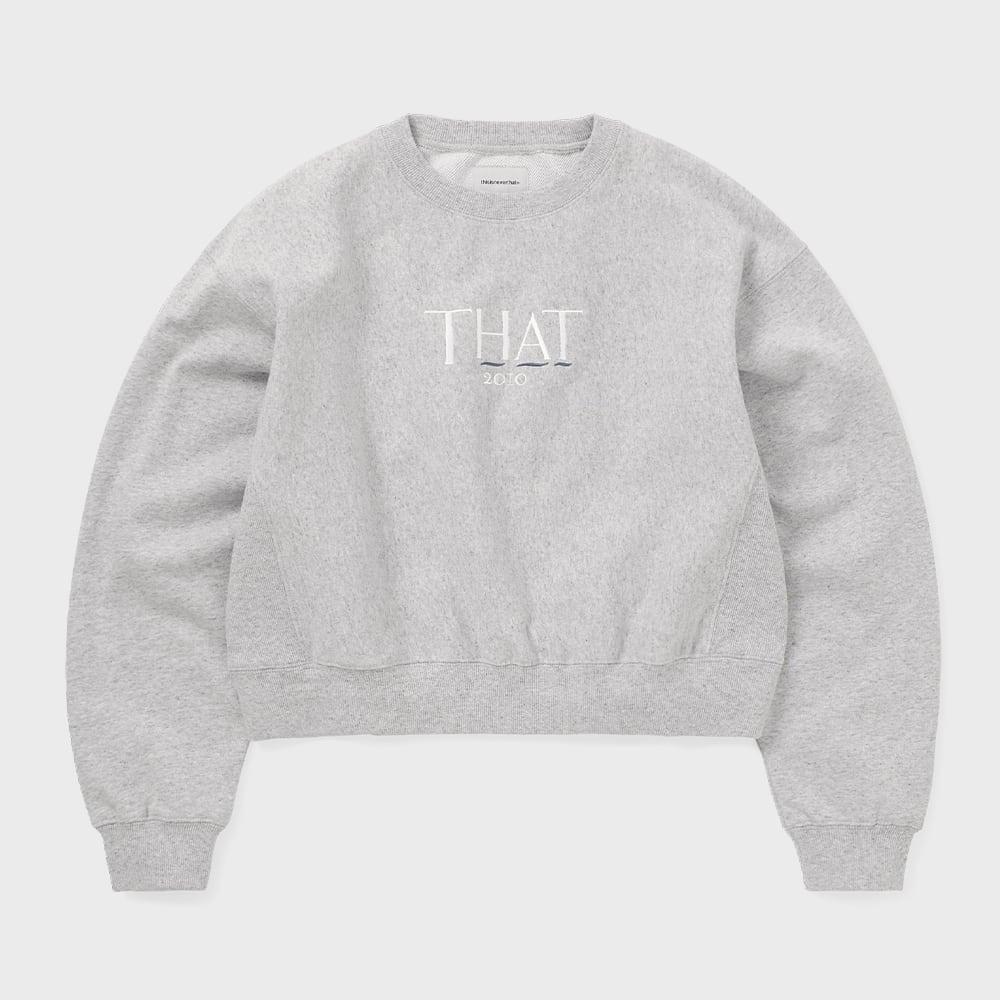 ThIs Is Never That 2010 W с круглым вырезом Серо-меланжевый S