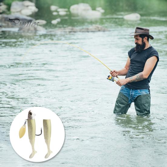 

Рыболовная приманка 9,5 см/20 г со спиннером с блестками, Т-образная форма, весло, хвост, колючий крючок, реалистичная бионическая искусственная приманка, аксессуары для пресноводной морской рыбалки белый