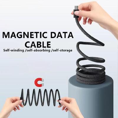 Double Type C To Type C Magnetic Cable PD100W for Enhanceds Device Compatibility and Safety