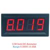High Digital Ammeter Current Tester for DC 0-9.999A(10A) 4-30V 4 Digit Amp Meter 0.56" LED Red Display Panel