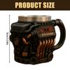 Engine Design Coffee Mug Detailed Stainless Steels Lining Mechanical Cup Hot and Cold Drink Container for Car Enthusiasts