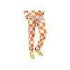 Vans Logo Checkerboard Print Cuffed Drawstring Casual Pants Unisex Pants Orange VN00091ABSW