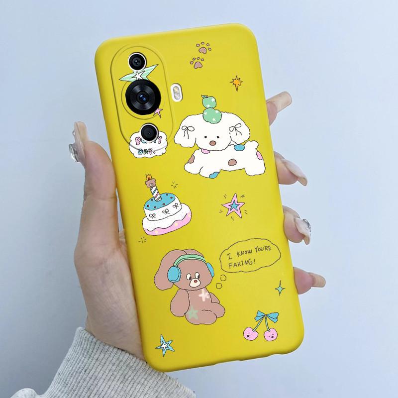 For Huawei Nova 12s Case Soft Silicone TPU Cute Panda Astronaut Cover for Huawei Nova 11 Pro Ultra Nova12S FOA-LX9 Coque Fundas