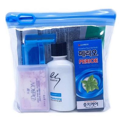 Geschenk Stylisches Reise-Shampoo Zahnbürste Masken-Packung Rasierer Seife Zahnpasta 7 Arten